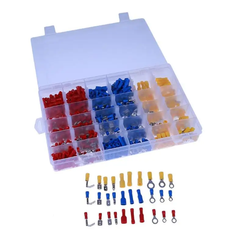 

720pcs Assorted Crimp Terminals Cold Pressing Terminal E5M1