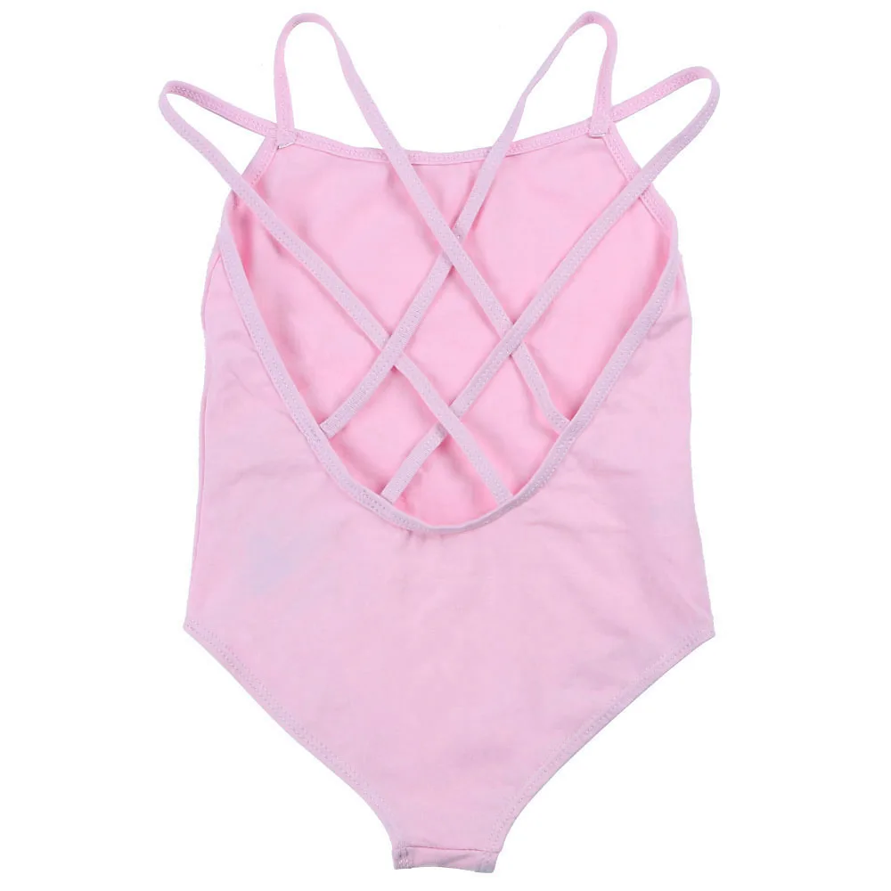 

Cotton Cheap Wholesale Toddler and Teens Thin Strap Girls Ballet Dance Leotards Sleeveless Gymnastic Backless Leotard Dance Wear