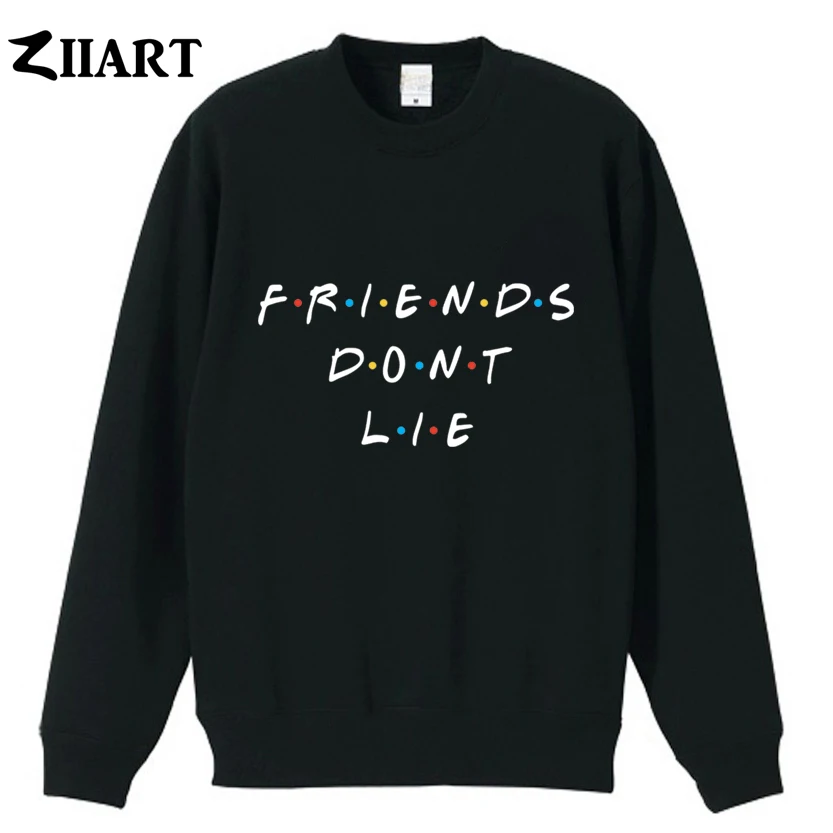 

FRIENDS Don't LIE man Sweatshirt boy Sweater male sudaderas friend icon couple clothes autumn winter fleece