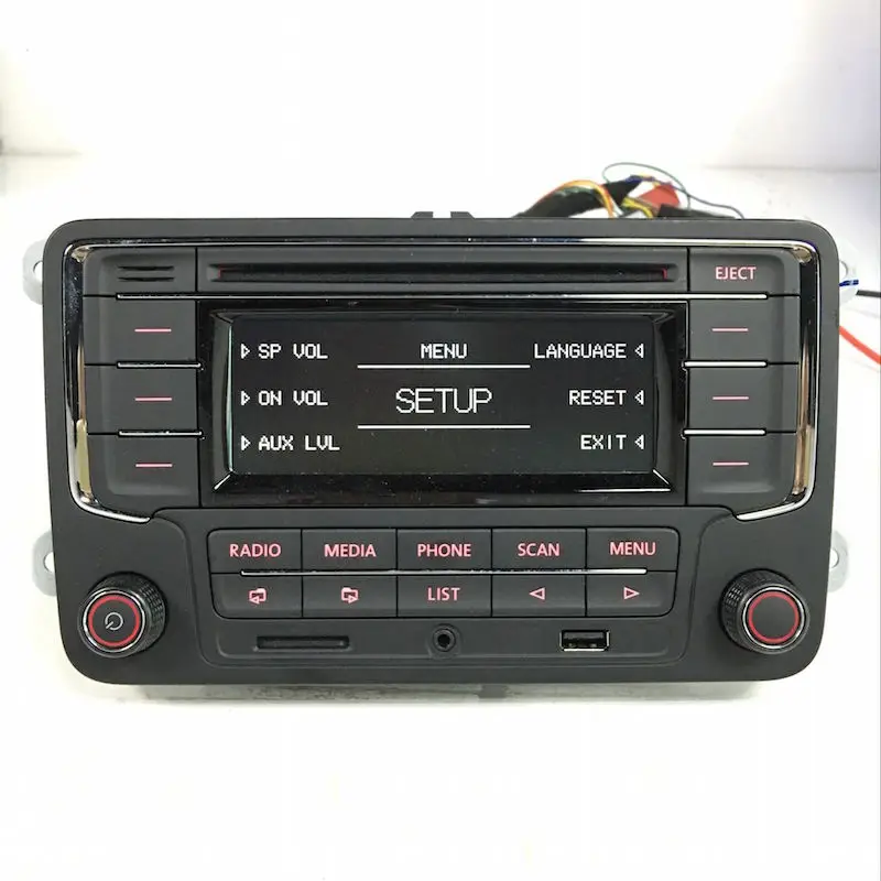 BODENLA автомобильный Радио стерео CD плеер RCN210 MP3 USB SD AUX для VW Passat B6 Golf 5 6 Jetta MK5 MK6 Tiguan