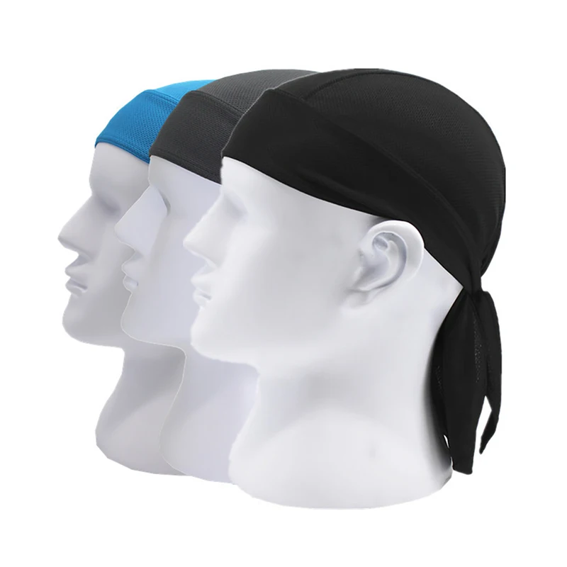 

LOCLE Cycling Hat Men Pirate Bandana Bicycle Sweatproof Headband Quality Sunscreen Breathable Riding Sport Headwear Free Size