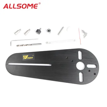 

ALLSOME Circle Cutting Jig for Bosch Makita Electric Hand Trimmer Wood Router Woodworking HT2252-2254