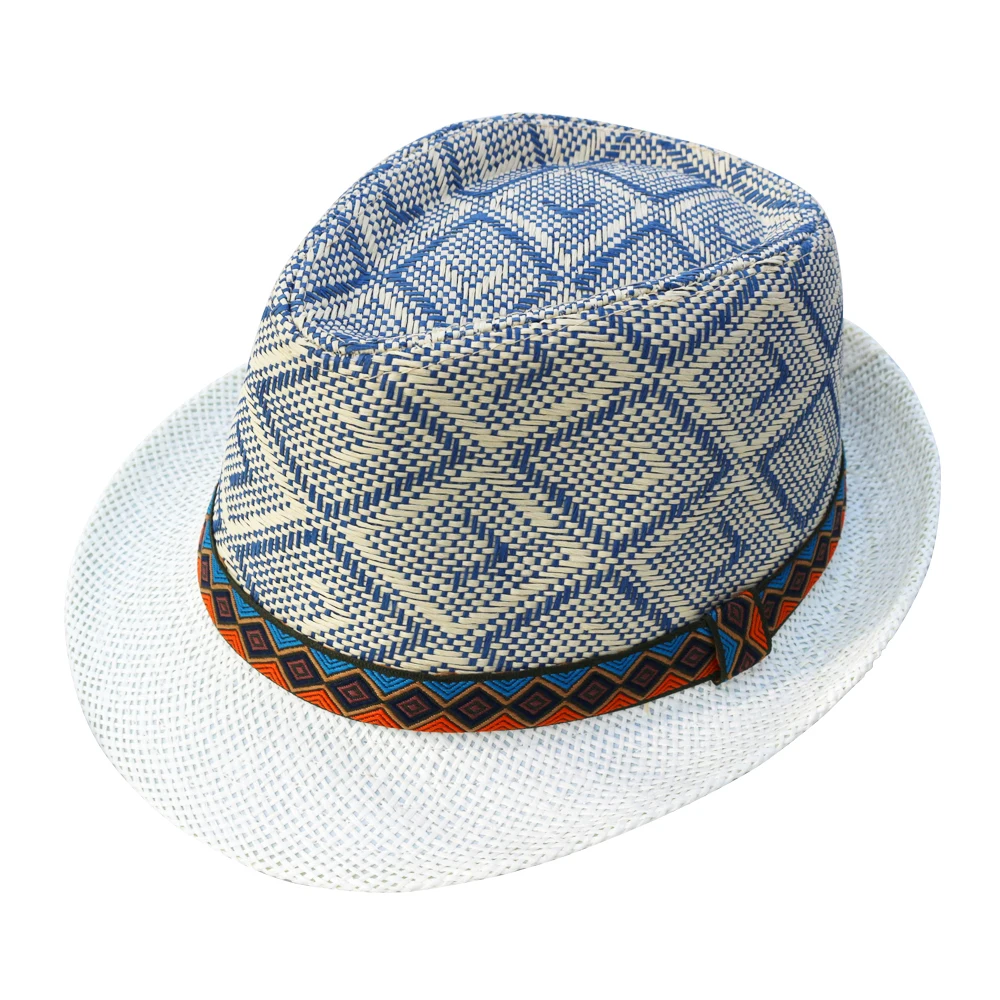 Sun Hat LNPBD Hot Summer Women Men Straw Sun Hat Elegant Queen Homburg Gentleman Hat Beach Cap Panama
