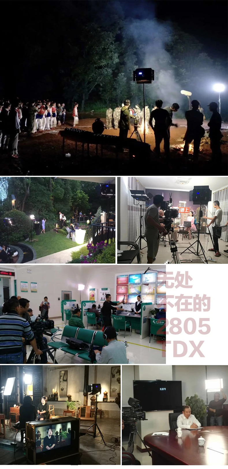 Falconeyes 140w Video Light Led Panel Camera Cri95 With Dmx System Dimmable Studio Continuous Lighting Lp-2805td GODS