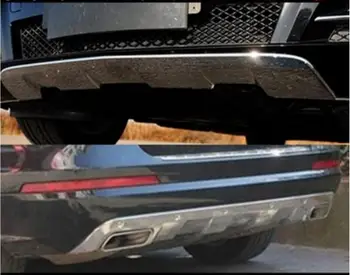 

Front + Rear Bumper Diffuser Protector Guard Skid Plate For Benz W251 R300 R320 R350 R400 2010-2018 BY EMS