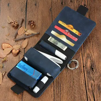 

Protective Case Carrying Storage Bag Flip Cover Wallet Card Holder Magnetic for IQOS 3.0 E-cigarette Electronic Cigarette