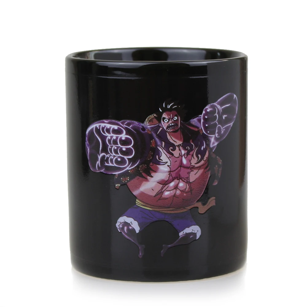 Одна штука Luffy Gear четвёртая кружка горячее изменение цвета термоактивный чай