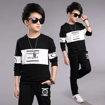 

Boy's clothing sets spring Baby Sets fleece cotton boy tracksuits Kids sport suits cartoon coats/sweatshirts+pants