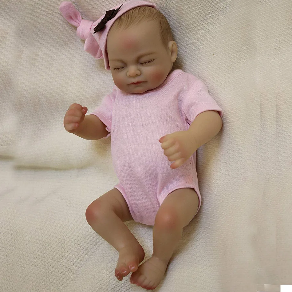 OtardDolls bebe reborn doll 1" Full slicone reborn очаровательные детские куклы ручной работы, картина, волосы, подарок, Bonecas, игрушка для ванны