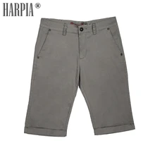 Harpia Брендовые мужские короткие штаны шорты большого размера мужские хлопковые серые повседневные Бриджи мужские капри большого размера мужские шорты летние бермуды