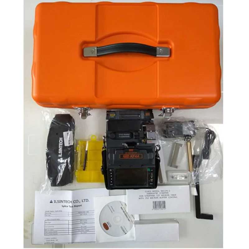 ILSINTECH Fiber Fusion Splicer Swift KF4A V groove Alignment Korea ручной аппарат для сращивания волокна с меню