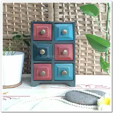 Новый 20.5 * 13 * 9 см цветной рисунок или узор деревянная коробка для ювелирных изделий украшения ожерелье серьги высокого класса европейских ретро принцесса окно