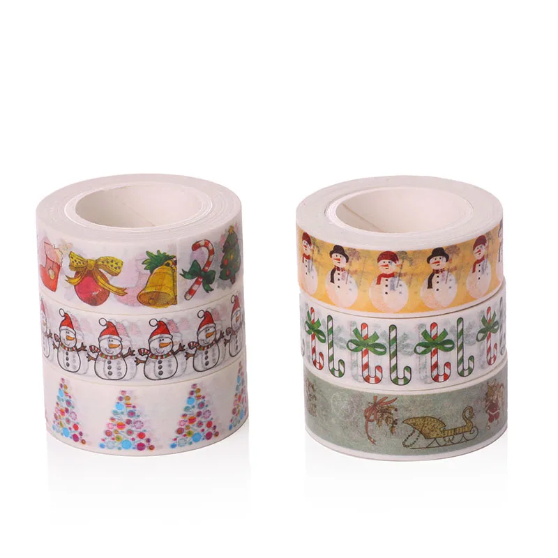 Рождественский дизайн washi лента для DIY блокнота смешного дизайна SD|design tape|washi tapewashi