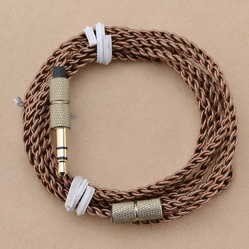 Кабель для наушников Plexton MMCX посеребренный 18 ядер 3 5 мм|earphone cable|mmcx silver cablemmcx earphone