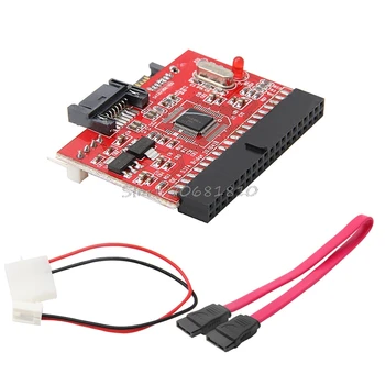 

Drop Shipping 2 In 1 IDE TO SATA/SATA TO IDE Converter Adapter 40pin + Cable for ATA HDD DVD