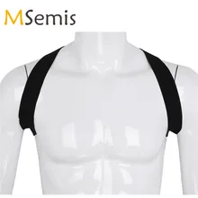 MSemis мужской жгут бондаж нейлон х-образная задняя Грудь Жгут Связывание широкие плечевые ремни Мужской мускул жгут ремень гей бондаж