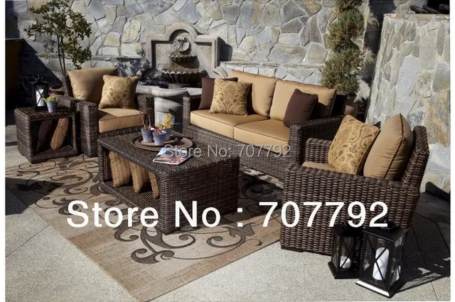 2017 New design funky garden furniture-in Garden Sofas from Furniture