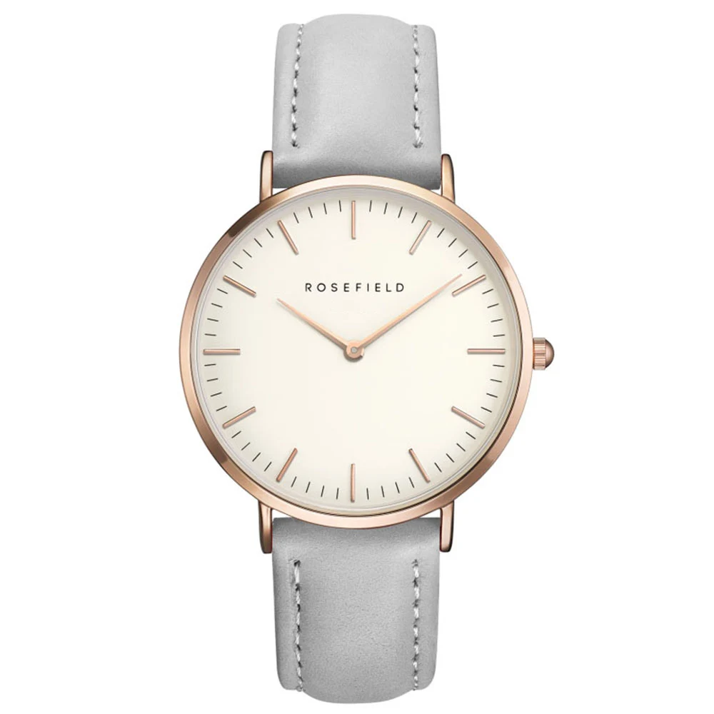 

Luxury Brand ROSEFIELD Rose Gold Women Watches Minimalist Fashion Casual Female Milan strap Wristwatch Waterproof Watch