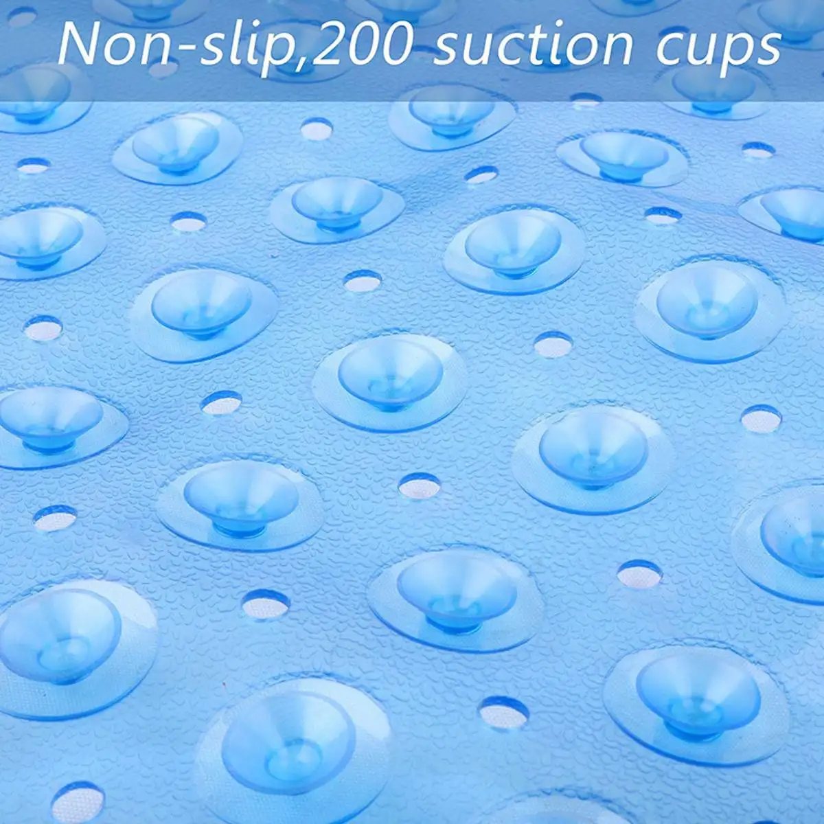 Rectangle 40x100cm PVC Anti-skid Bath Mat Soft Bathroom Massage Mat Suction Cup Non-slip Bathtub Carpet 4 Colors