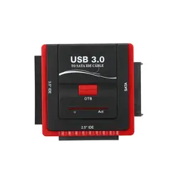 Usb 3,0 на Sata/Ide адаптер для жесткого диска конвертер адаптер для универсального 2,5/3,5 Hdd/Ssd жесткого диска с блоком питания (Eu Pl