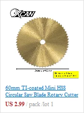 XCAN 1 шт., 110x0,8x20 мм, 108 T, HSS сталь, циркулярная пила, дерево, металл, режущий диск, резательная пила, лезвие, пила общего назначения