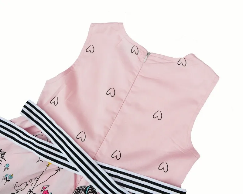 Baby girls dress 2015 summer style cute printing girls dress princess frock children Costumes party lovely robe bebe enfant nina (1)