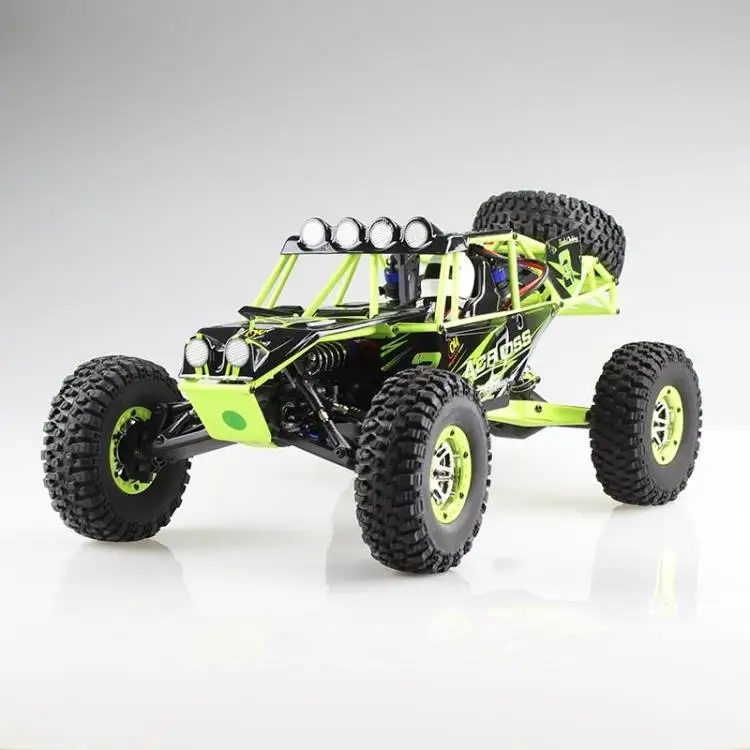 WLtoys 10428 1/10 2,4G 4WD RC Monster гусеничный RC автомобиль с светодиодный светильник RC скалолазка дистанционного Управление Электрический дикий трек воин