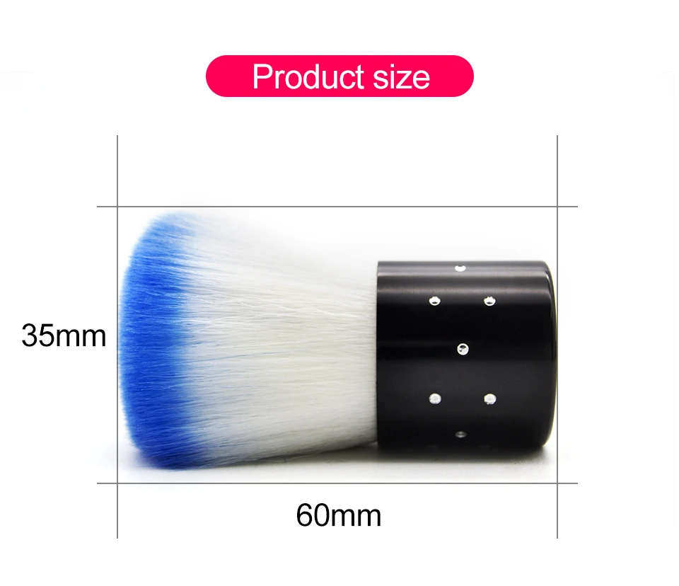 LaMaxPa dipping powder brush skin-friendly soft easy to use convenient to carry dipping powder brush nail art salon