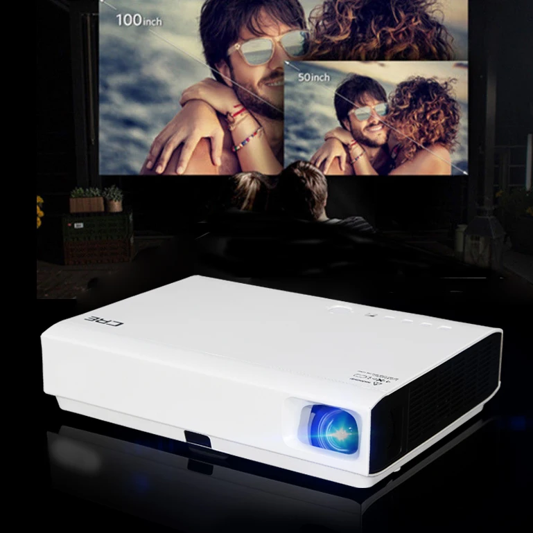 

3D DLP Projector 3000Lumen WIFI Mini Projector 1GB RAM+8GB ROM Android Home Game Video Projector