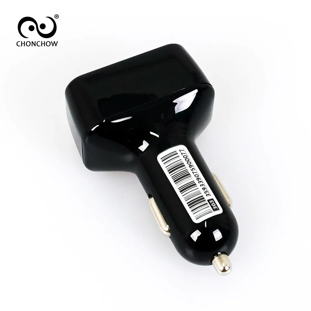 CHONCHOW Mini GPS Tracker Car Charger for Phone Buitl in GPS Listening Device GPS+AGPS+LBS Location Tracking White and Black