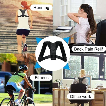Adjustable Adult Child Hunchback Posture Corrector Belt Shoulder Support Brace Belt To Improve Body Posture for Body Tool Kit