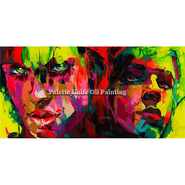 Французский Nielly ручная роспись палитра нож для лица масляная живопись импасто рисунок на холсте поп-арт палитра нож живопись портрет 5 - Цвет: First