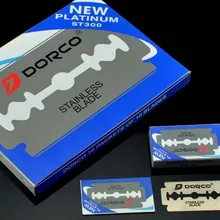 Высокое качество, 200 шт,, Dorco, Мужская безопасная бритва, лезвие для бритья, супер острое лезвие из нержавеющей стали с двойным краем, Лезвия для мужчин