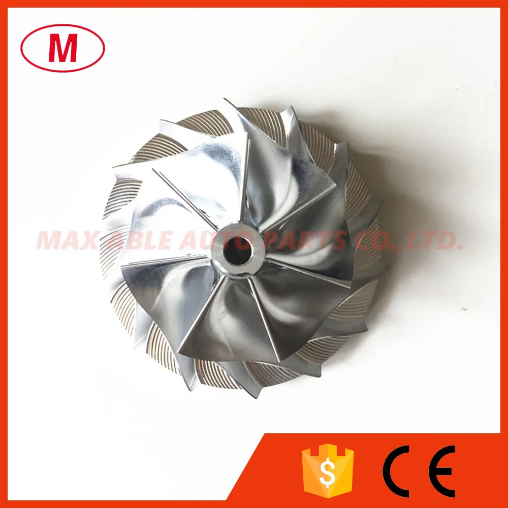 

HX40/HE351 4035879 59.96x85.98mm 7+7 blades High performance Turbo Billet compressor wheel Aluminum 2618/Milling compressor whee