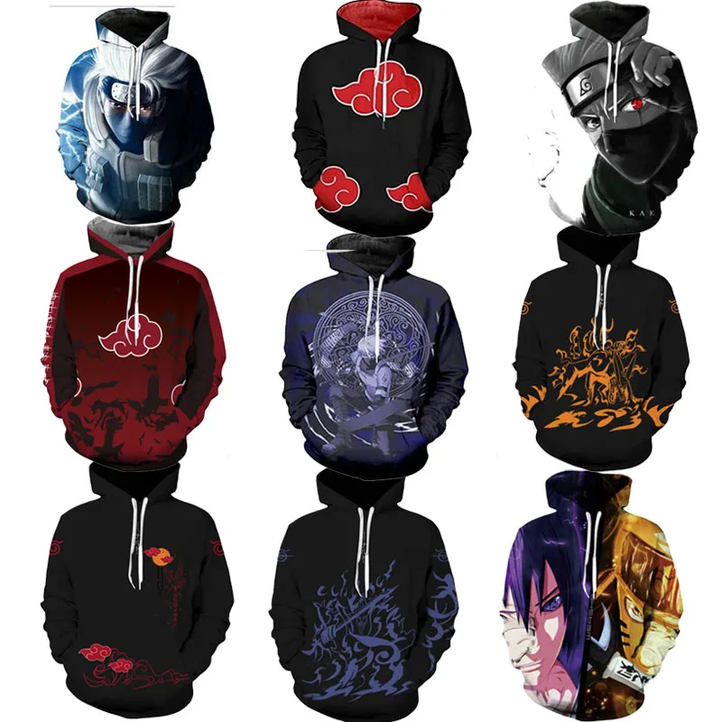 

Naruto 3D Printed Hoodies Women/Men Hot Sale Long Sleeve Casual Trendy Hooded Sweatshirts Anime Fashion Streetwear Clothes