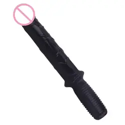 Водостойкая черная плоть сексуальные фаллоимитаторы палочка мягкая ручка для пениса волшебная палочка для женщин начинающих применение