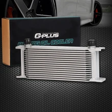Gplus 16 Row-10an Масляный Радиатор Универсальный Двигатель Трансмиссия Масляный Радиатор Цвет Серебристый