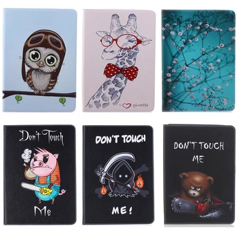 

giraffe Van Gogh Painted Flip PU Leather Cover Case For iPad Pro 9.7'' Sleeve Case For Apple iPad air 1 2 3 ipad 7 6 5 4 3 2 #M