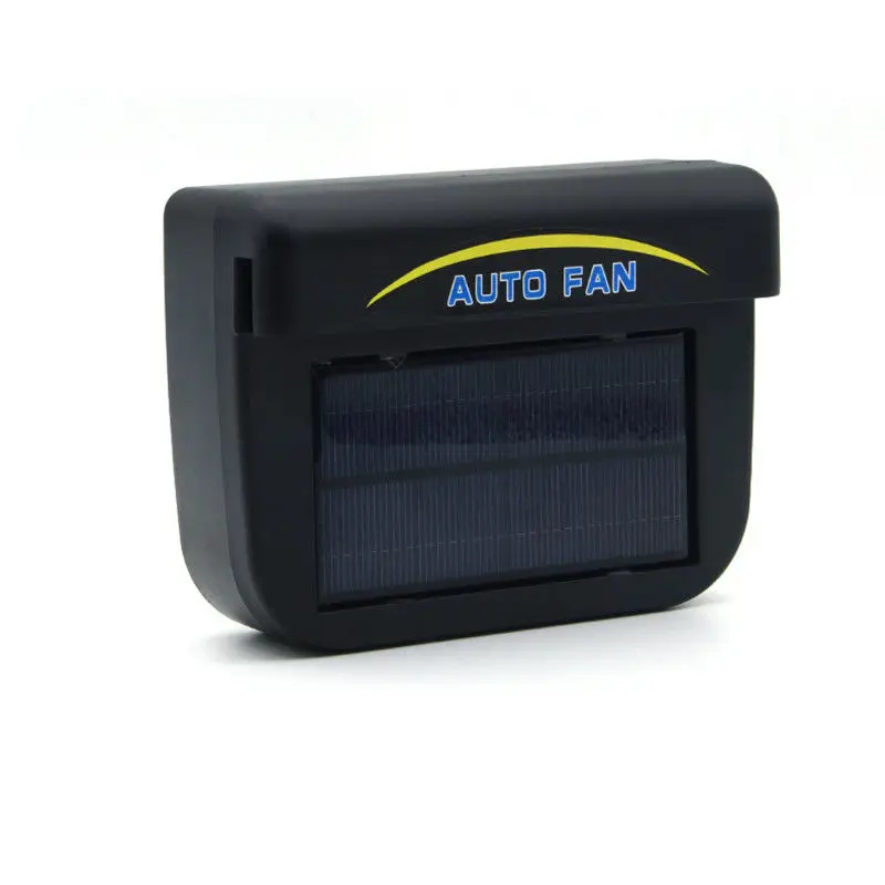 

Solar Powered Auto Front/ Rear WIndow Fan 15*11*6cm Eco-Friendly Cooler Solar Exhaust Fan with Rubber Stripping Car Accessories