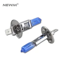 2X H1 55 Вт фар лампа галогенная Туман огни авто 12 В Super White 6500 К стайлинга автомобилей синий стекло для Ford