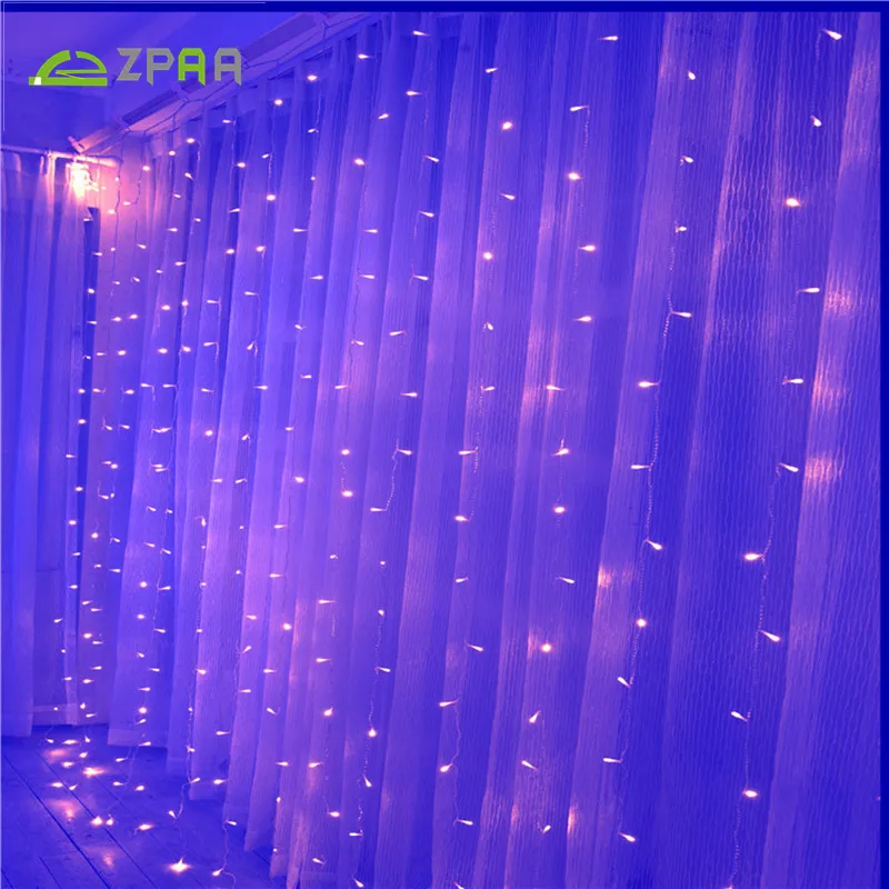 

ZPAA LED Icicle String Lights 3x3M/6x3M Christmas Fairy Lights garland Outdoor Home For Wedding Party Curtain Garden Decoration