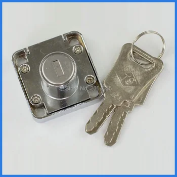 

10 pcs 40mm * 40mm base popularly used drawer lock display stand lock with same keys