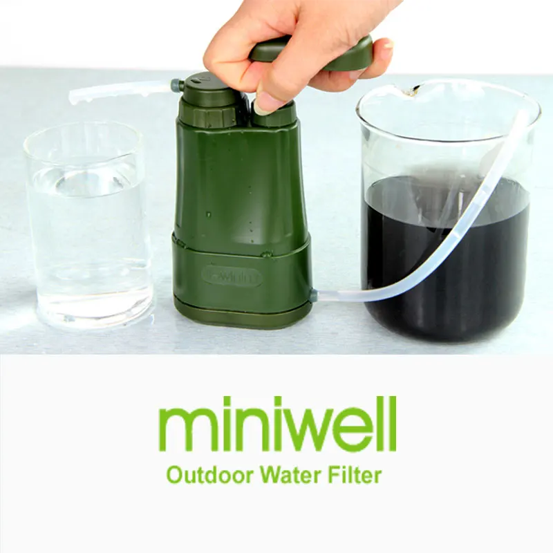 hiking backpacker gear miniwell outdoor water filtration