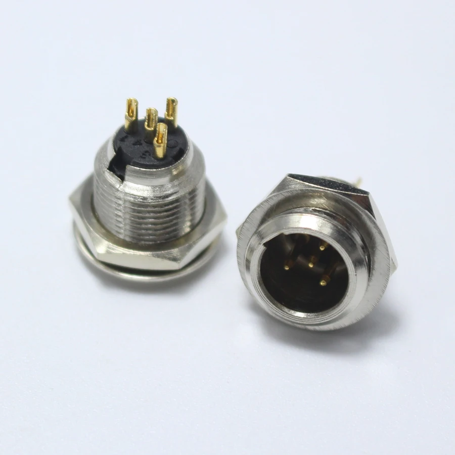 1 шт. Мини XLR 4 pin штекер аудиосигнала микрофон шасси крепление Аудио Микрофон