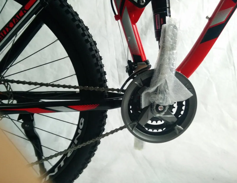 Sale Kalosse Full suspension , Soft-tail  Bicicleta mountain bike 26, 24/27 speed ,2017 new cycling bicicleta mountain bicycle 30