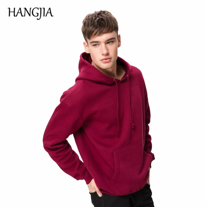 

Harajuku Fleece Hooded Hoodies Men's Women Fashionable Solid Color Pullover Sweatshirt Man with Hood Autumn Winter Mens Clothing