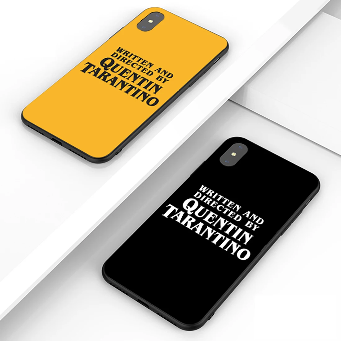 

Written And Directed By Quentin phone case black soft cover For iPhone 11 Pro Max 6 7 8plus 5S X XS XR XSMax For Samsung s10plus