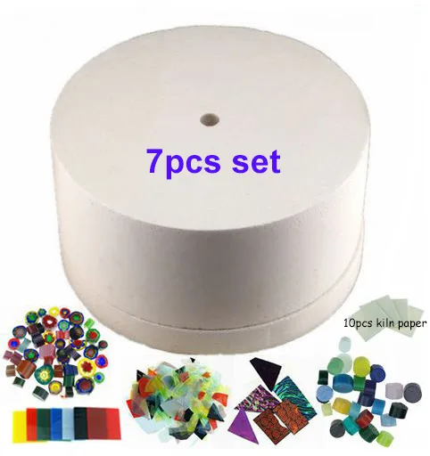 free shipping 7items lot fuseworks kiln kit large microwave kiln fuse works