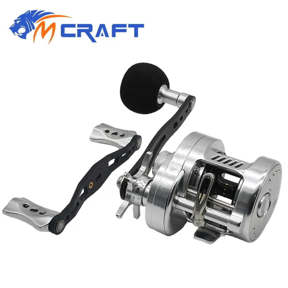 Накладные baitcasting катушка медленно Отсадки Катушка морской лодка 6 2: 1 Рыбалка 13BB