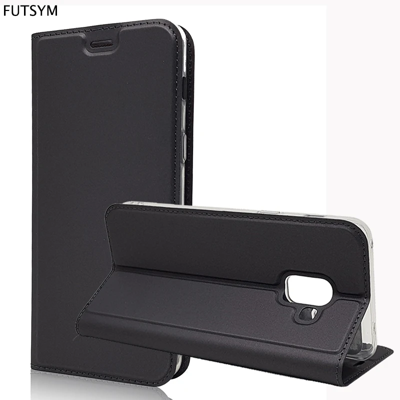 Ultra Thin Flip Wallet Leather Card Holder Phone Case for Samsung Galaxy A5 2018 A530F A8 2018 Case Cover for Samsung A5 A8 2018
